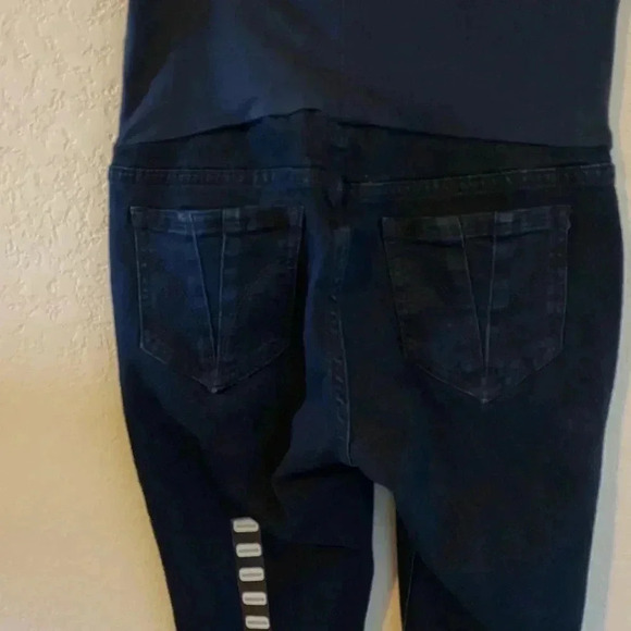 Motherhood Maternity MAMA PRIMA POST PREGNANCY V-POCKET SKINNY JEANS Size M - Picture 9 of 12
